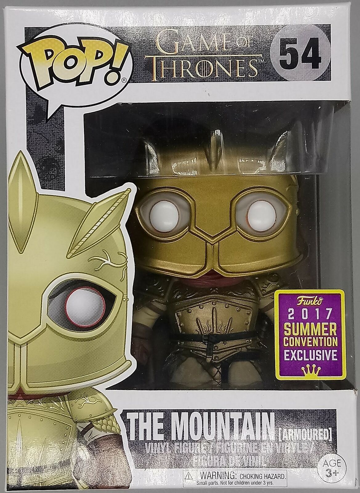 54 The Mountain (Armored) Game of Thrones - 2017 Con Funko POP Funko