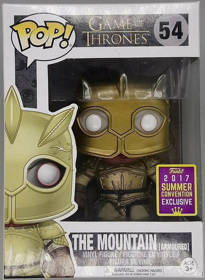 54 The Mountain (Armored) Game of Thrones - 2017 Con Funko POP Funko