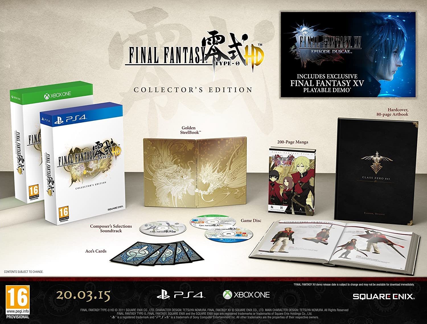 Final Fantasy Type-0 HD Collectors Edition