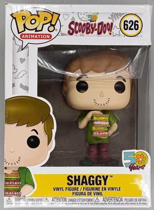 626 Shaggy (w/ Sandwich) - Scooby Doo - Funko POP - Box Damaged