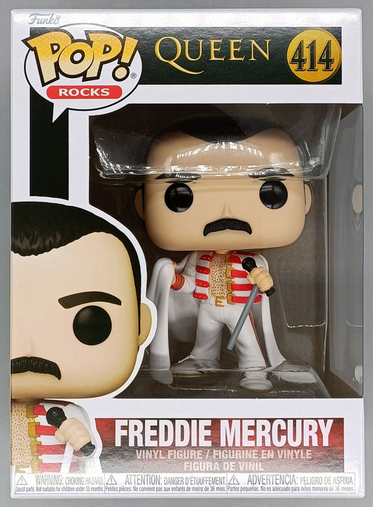 414 Freddie Mercury with Cape - Queen - Rocks Funko POP - Brand New Funko