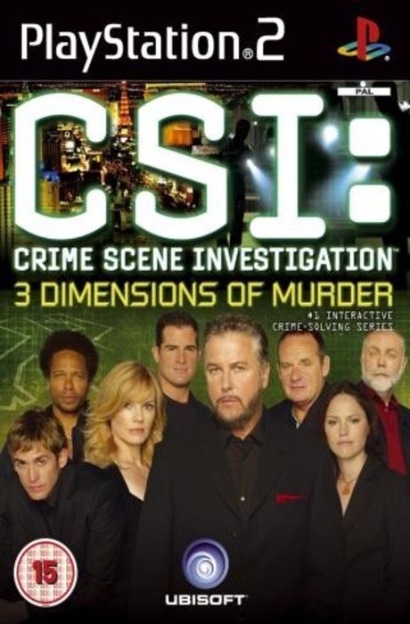 CSI: Crime Scene Investigation 3 Dimensions of Murder for Sony PlayStation 2 (PS2) Sony