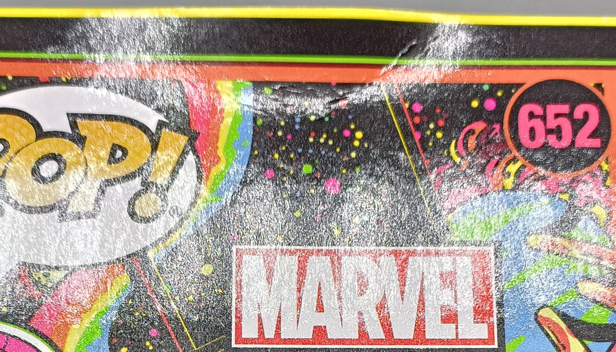 652 Spider-Man (Blacklight) - Marvel - Box Damaged Funko POP