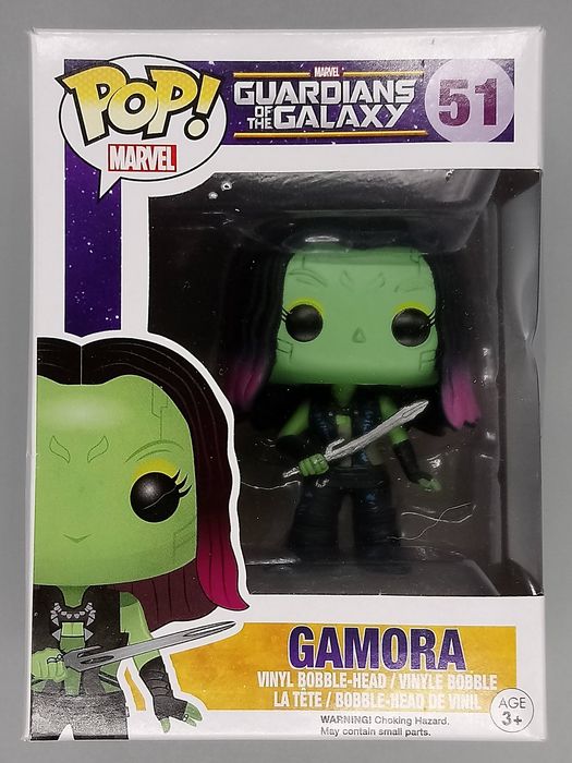 51 Gamora - Marvel Guardians of the Galaxy Box Damaged Funko POP Funko