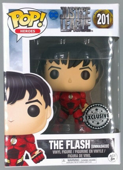 201 The Flash (Unmasked) - DC Justice League Funko POP Funko