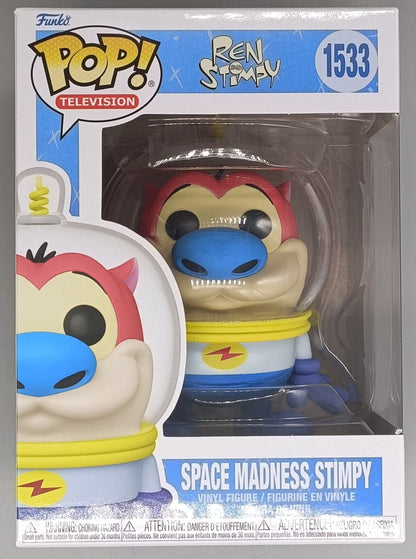 1533 Space Madness Stimy - Ren and Stimpy Funko POP - Box Damaged Funko