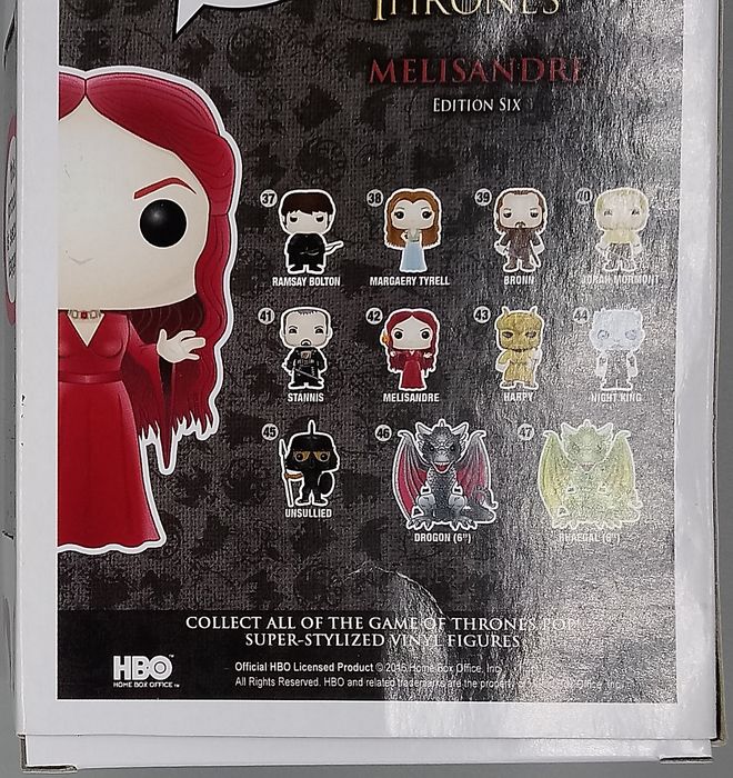 42 Melisandre - Game of Thrones - Box Damaged Funko POP