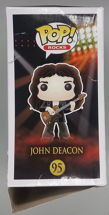 95 John Deacon - Queen - Rocks - Box Damaged Funko POP