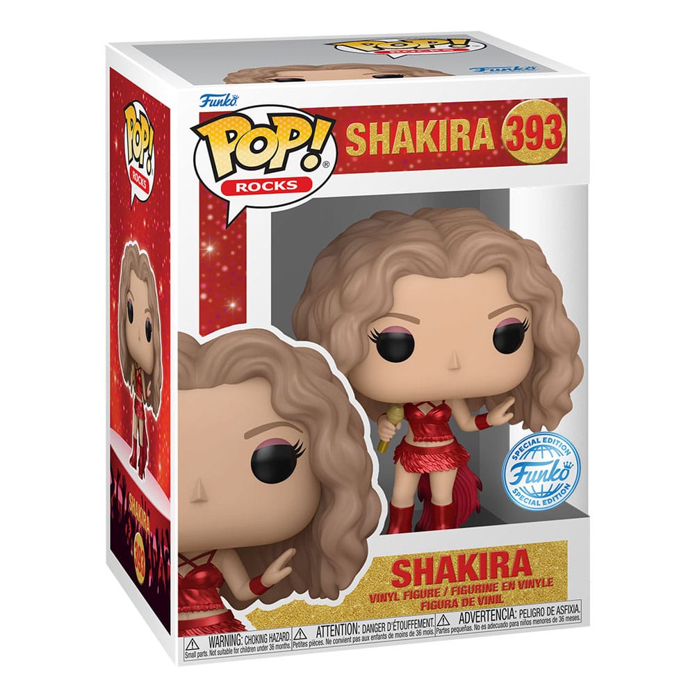 393 Shakira (Super Bowl) Metallic - Rocks Funko POP - Brand New