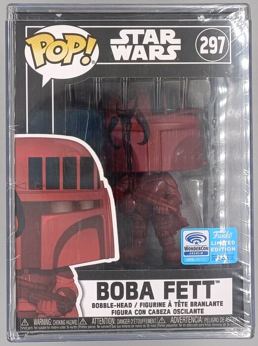 297 Boba Fett (Burgundy) - Star Wars Funko POP - [New in Hard Stack] Funko