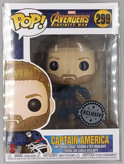 299 Captain America (Action Pose) Marvel Avengers Infinity Funko POP Funko