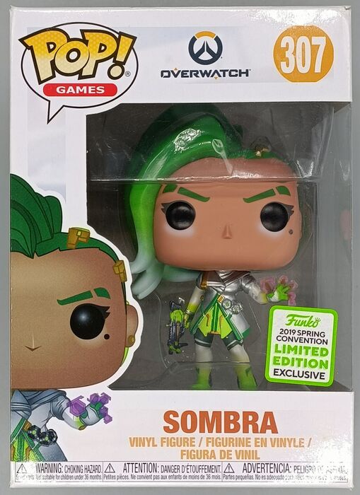 307 Sombra (Glitch) - Overwatch - 2019 Con - Damaged Box Funko POP Funko