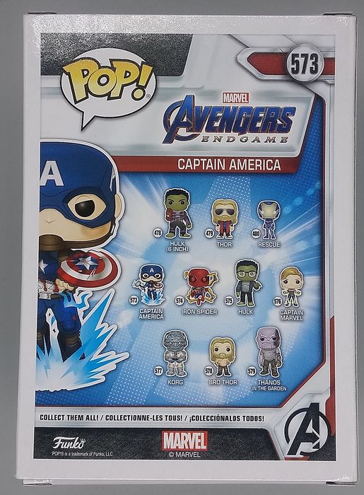 573 Captain America Mj�lnir & Broken Shield Marvel Avengers Funko POP