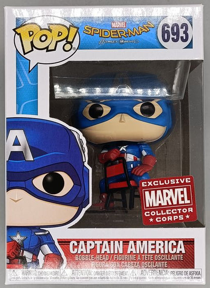 693 Captain America (Detention) - Marvel Spider-Man: Homecoming Funko POP Funko