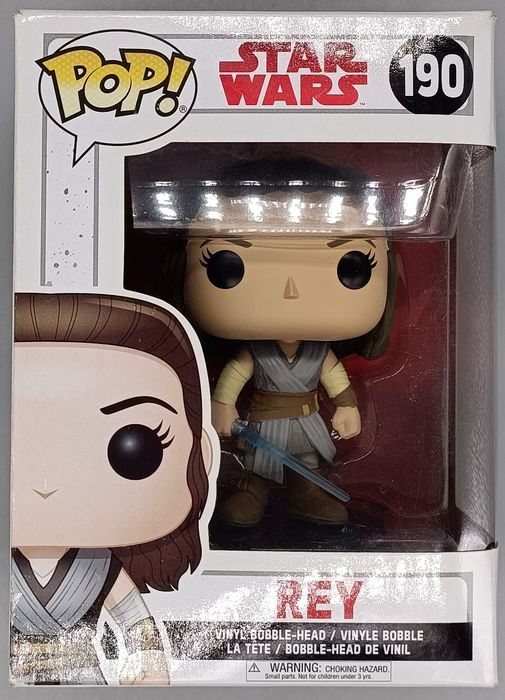 190 Rey - Glow GITD - Star Wars - Box Damaged Funko POP