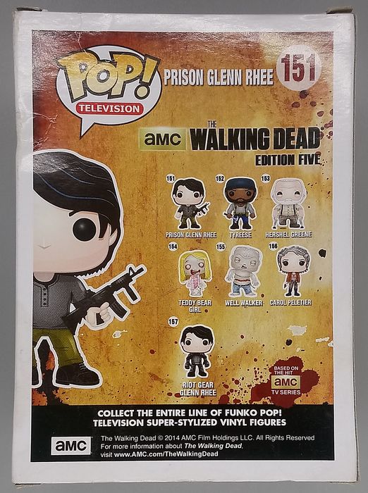 151 Prison Glenn Rhee - The Walking Dead - Box Damaged Funko POP