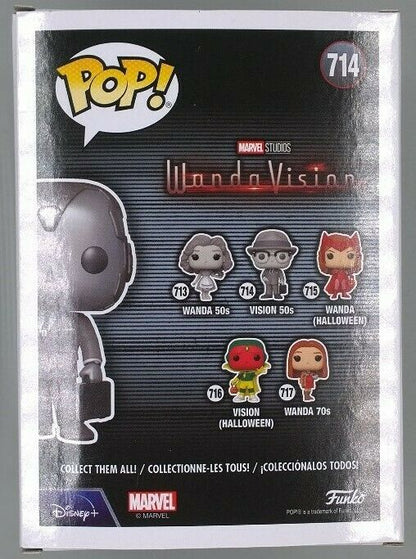 714 50s Vision - B&W Chase - Marvel Wandavision Funko POP