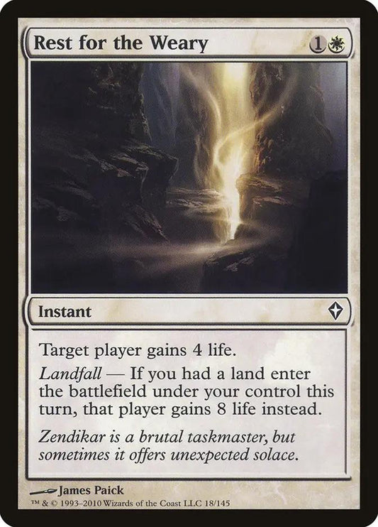 18 - Rest for the Weary - Worldwake - Normal - Magic: The Gathering Card