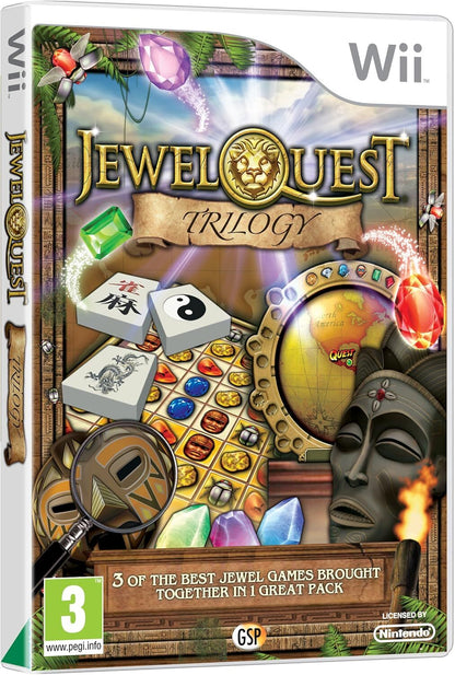 Jewel Quest Trilogy for Nintendo Wii and Wii-U Nintendo