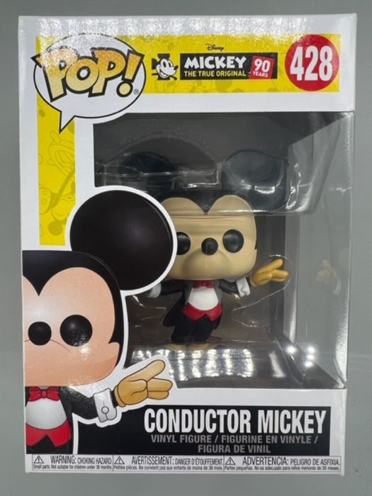 428 Conductor Mickey Disney Mickey's 90th Anniversar Box Damaged Funko POP Funko