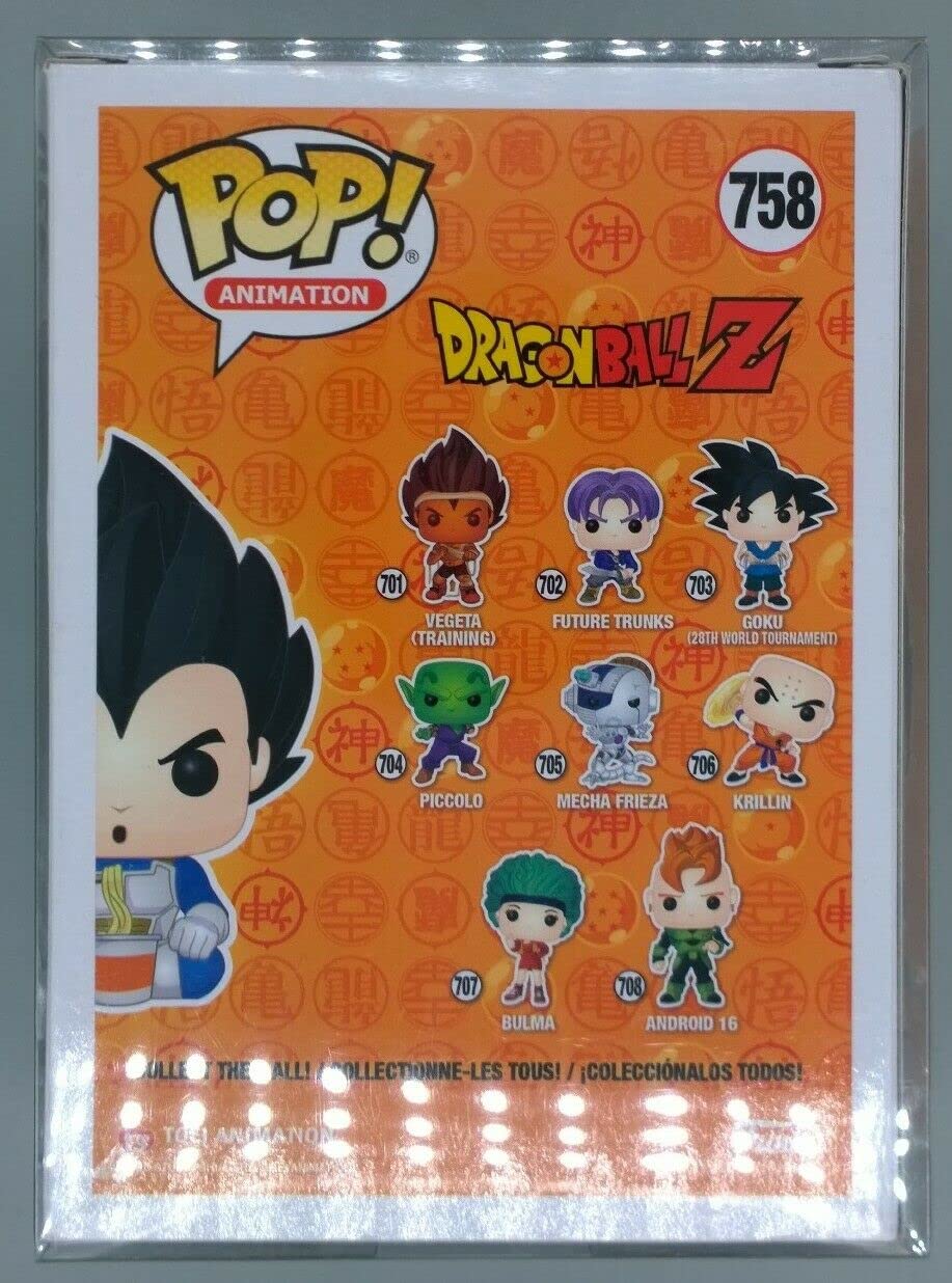 758 Vegeta (Eating Noodles)  Dragon Ball Z  2020 Con Funko POP - Box Damaged
