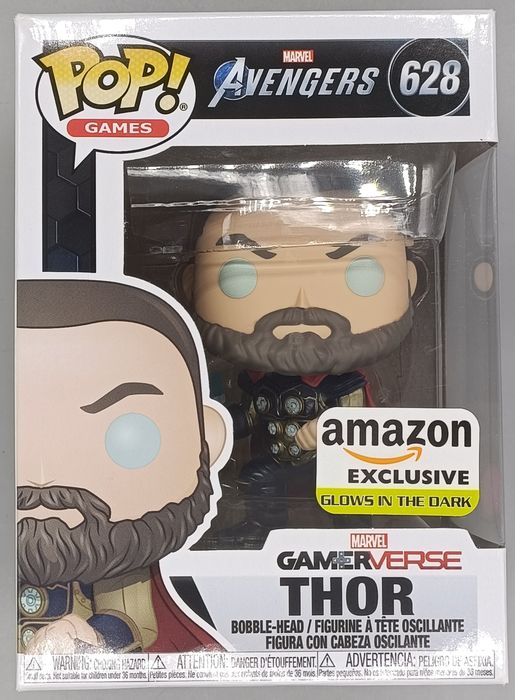628 Thor - Glow - Marvel Gamerverse Avengers - Box Damaged Funko POP