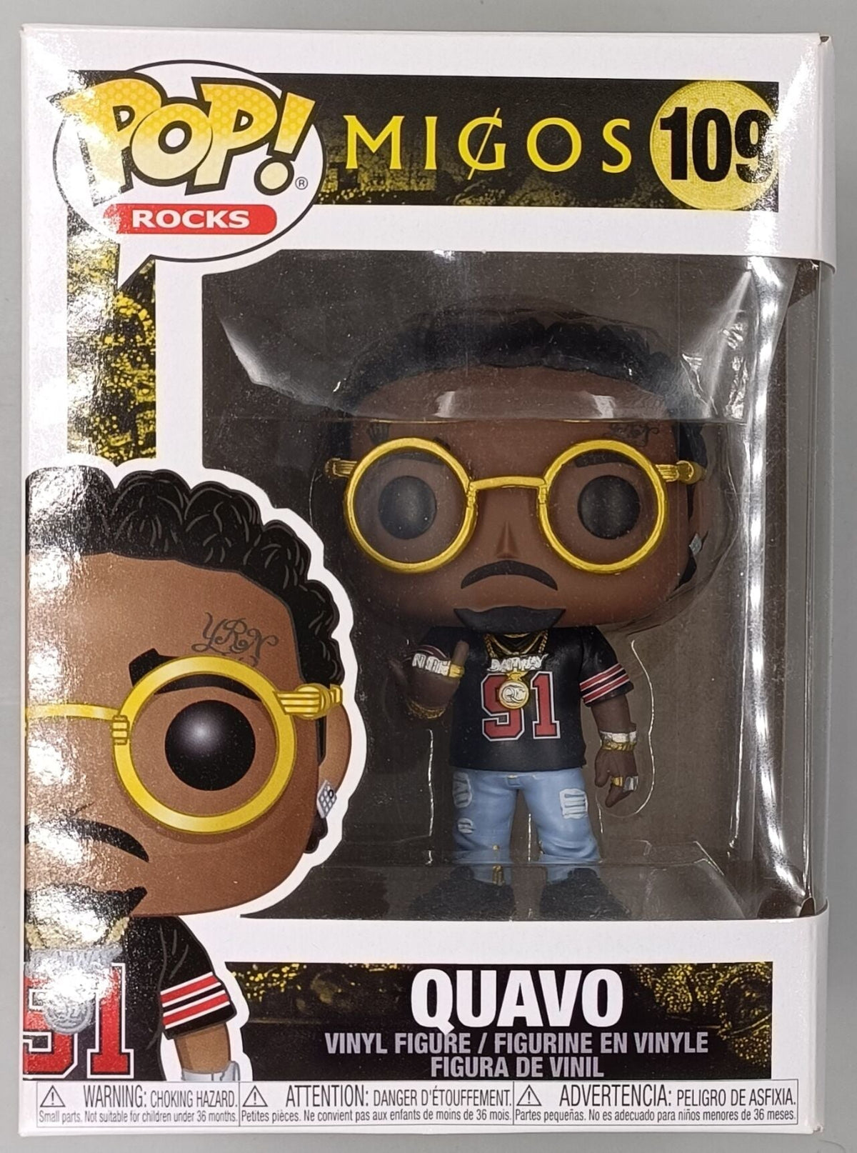 109 Quavo - Migos - Rocks - Funko POP - Box Damaged Funko