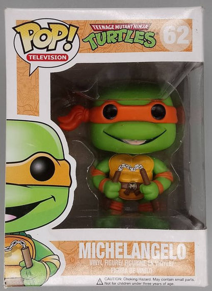 62 Michelangelo - Teenage Mutant Ninja Turtles - Box Damaged Funko POP