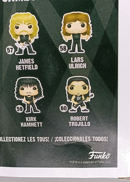 57 James Hetfield - Metallica - Box Damaged Funko POP