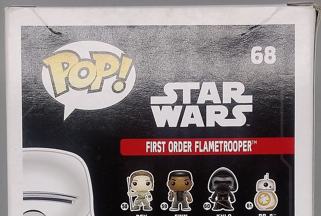 68 First Order Flametrooper (Force Awakens) Star Wars - Funko POP - Box Damaged
