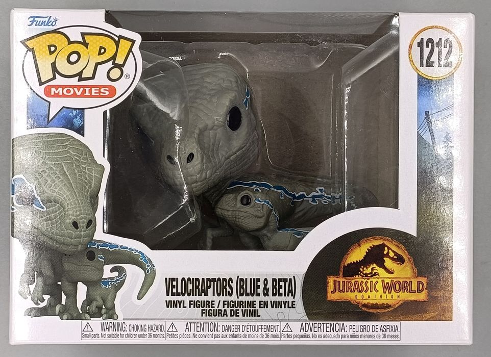 1212 Velociraptors (Blue & Beta) Jurassic World Dominion Funko POP