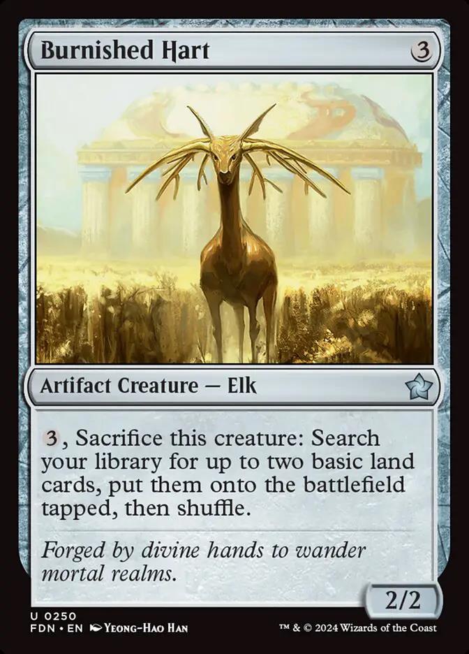 250 - Burnished Hart - Foundations - Foil - Magic: The Gathering Card