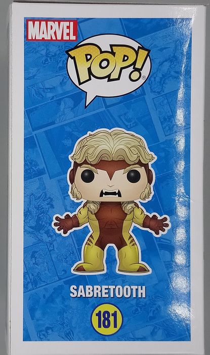 181 Sabretooth - Marvel X-Men - Funko POP - Box Damaged