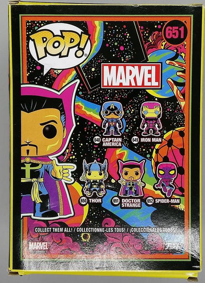 651 Doctor Strange (Blacklight) Marvel - Box damaged Funko POP