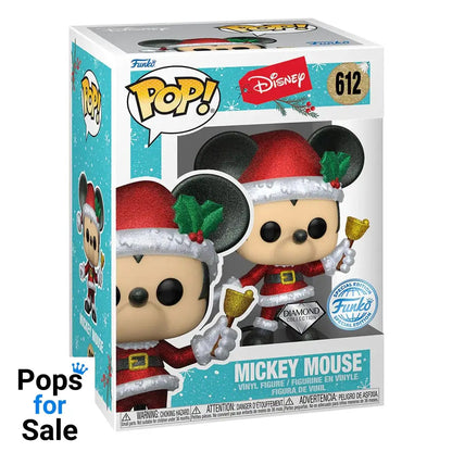 612 Mickey Mouse (Holiday) - Diamond - Disney Funko POP - Brand New