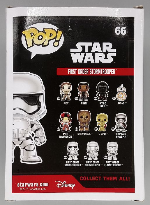 66 First Order Stormtrooper - Star Wars - Box Damaged Funko POP