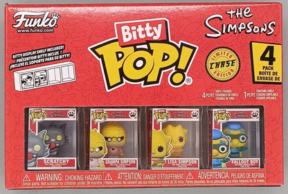 The Simpsons Bitty Pop! - The Simpsons - Scratchy 4-Pack Bitty POP - Brand New Funko