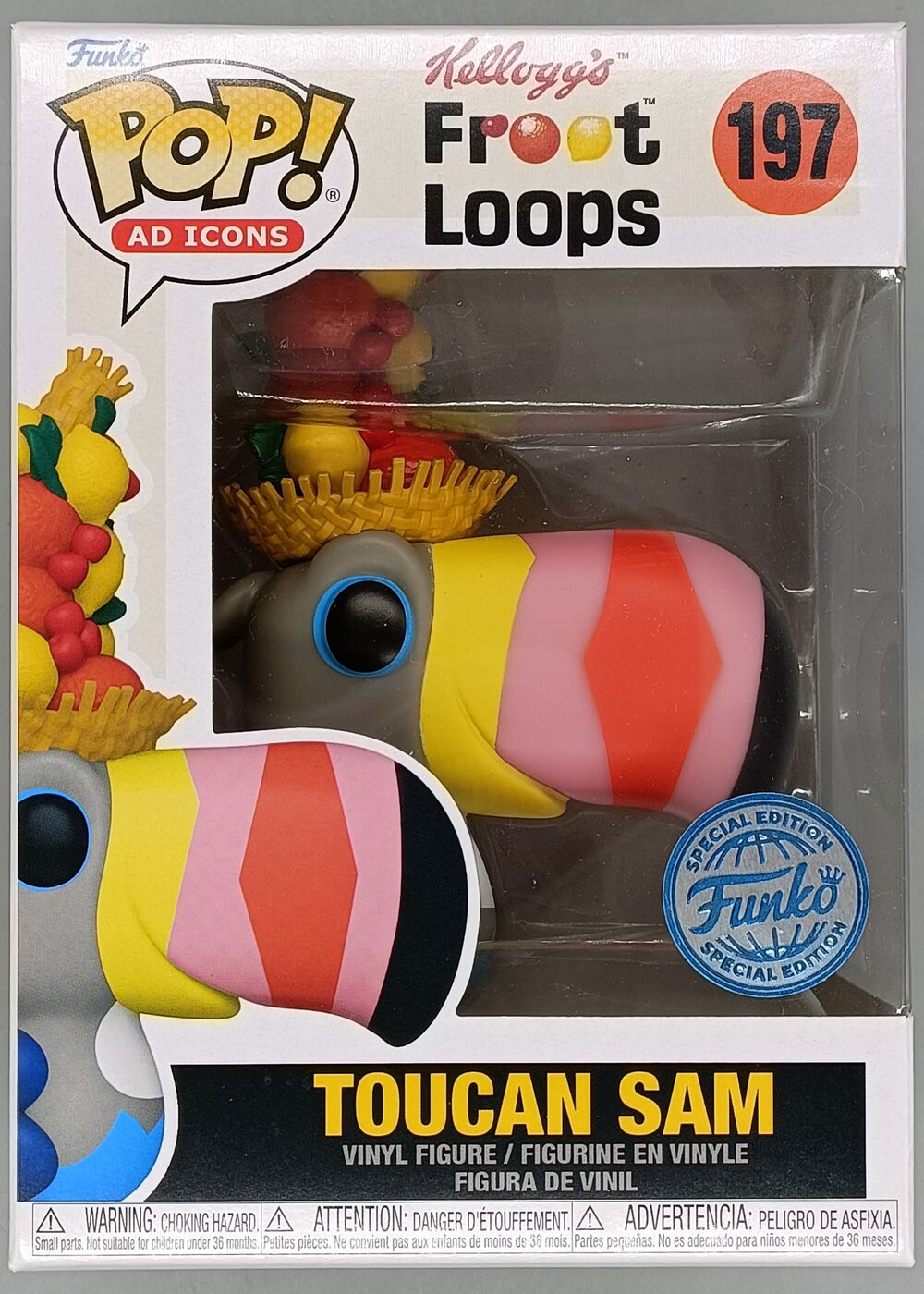 197 Toucan Sam with Fruit Hat - Ad Icons - Fruit Loops Funko POP Funko