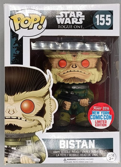 155 Bistan - Star Wars Rogue One - 2016 Con - Box Damaged Funko POP