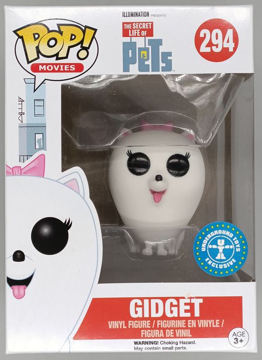 294 Gidget - Flocked - The Secret Life of Pets - Box Damaged Funko POP