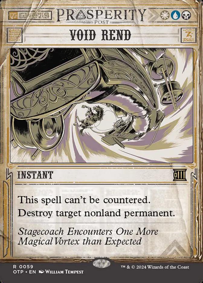 59 - Void Rend - Breaking News - Normal - Magic: The Gathering Card