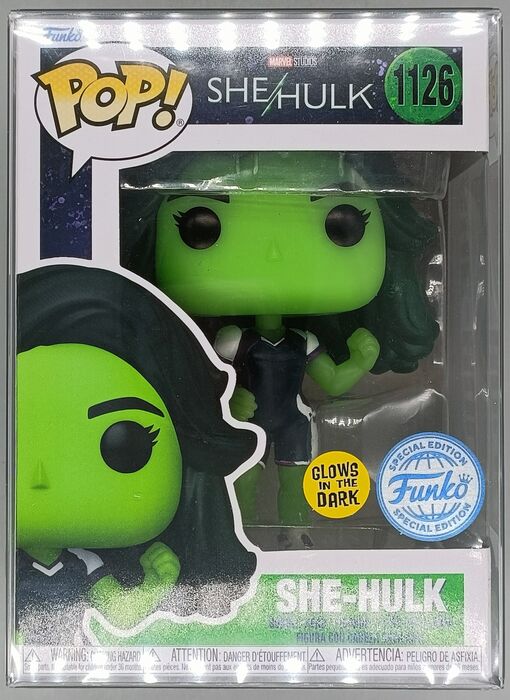 1126 She-Hulk Glow Marvel She-Hulk Funko POP