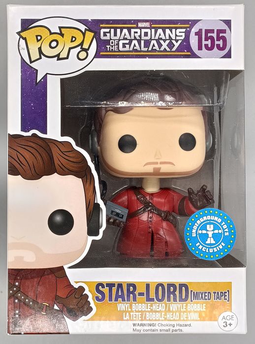 155 StarLord (Mixed Tape) Marvel Guardians of the G Box Damaged Funko POP