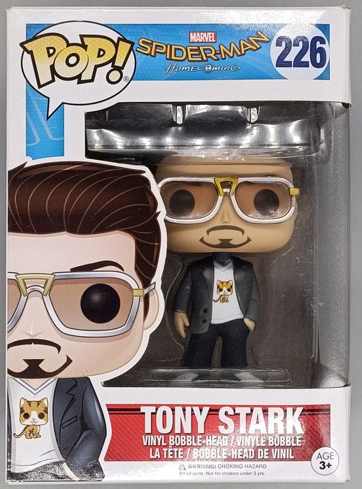 226 Tony Stark - Marvel Spider-Man Homecoming - Box Damaged Funko POP