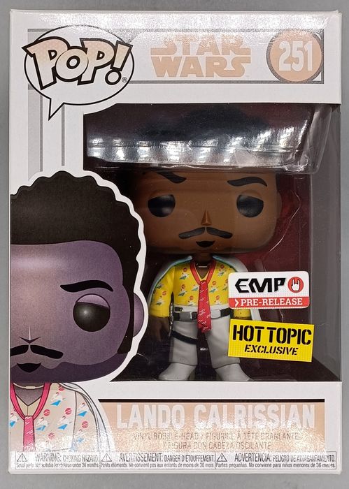 251 Lando Calrissian (White Outfit) Star Wars - Box Damaged Funko POP