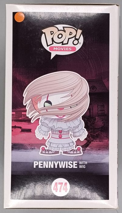 474 Pennywise (with Wig) - Horror - IT - Box Damaged Funko POP
