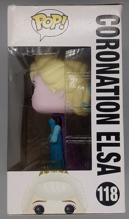 118 Coronation Elsa - Disney Frozen Funko POP - Box Damaged
