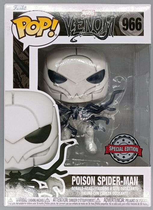966 Poison Spider-Man - Marvel Venom - Box Damaged Funko POP Funko