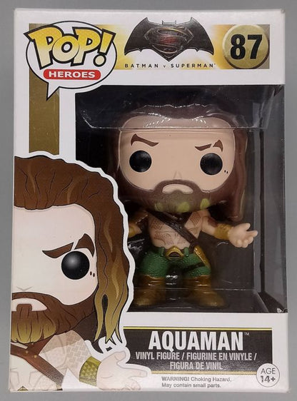 87 Aquaman - DC - Batman V Superman - Box Damaged Funko POP