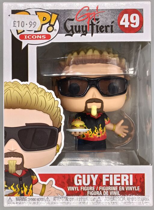 49 Guy Fieri - Pop Icons - Box Damaged Funko POP